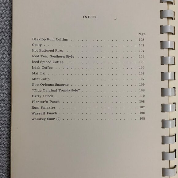 Vintage Main Street Fair Cook Book 1961-62 Gourmet Booth Committee Spiral Bound - Picture 3 of 13